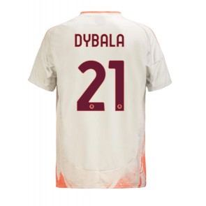 AS Roma Paulo Dybala #21 Udebanetrøje 2024-25 Kort ærmer